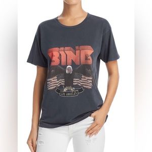 Anine Bing Vintage Bing Tee, Size S